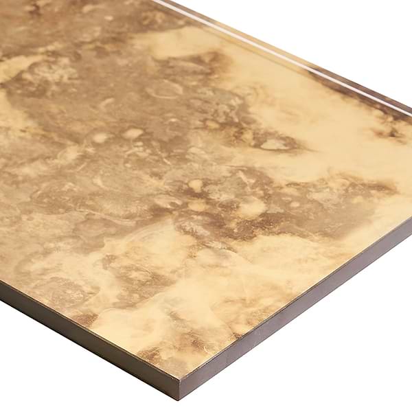 Vilna Antique Mirror Oro 6x18 Glass Tile