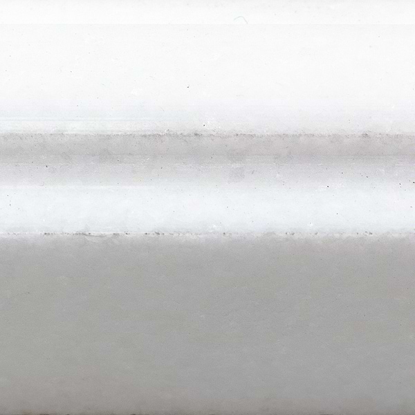 Novel White Thassos Marble Pencil Liner 