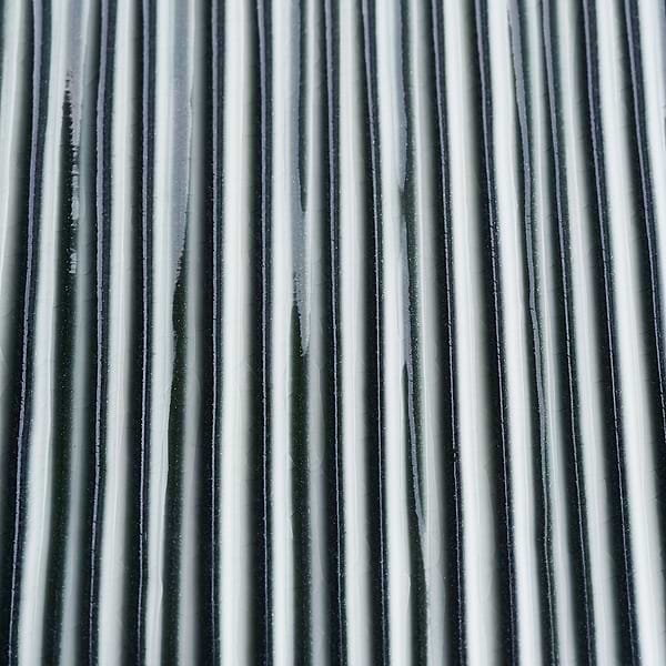 Baroque Glass Midnight Blue 4.5x9 Fluted Ridged Polished  Glass