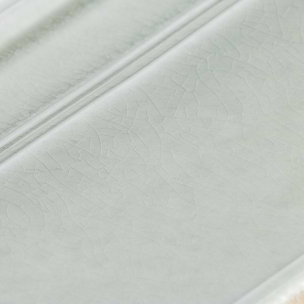 Baroque Glass Crackled Grigio Base Molding Polished Glass