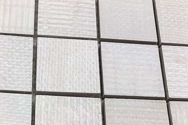 Organic Rug 2x2 Ice Mosaic Porcleain Tile