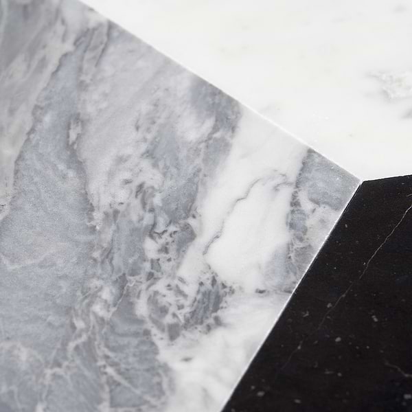 Pari Grigio Gray 8x9 Honed Marble Mosaic Tile