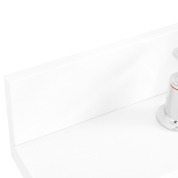 KIT - Close Out - Sheraton 24" Gray Vanity with Pure White Quartz Top and Ceramic Basin