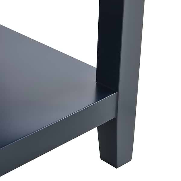 KIT - Close Out - Sheraton 36" Navy Vanity with Pure White Quartz Top and Ceramic Basin