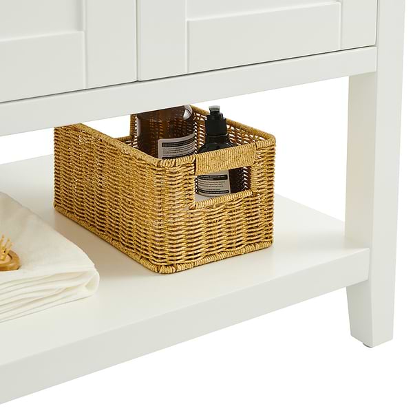 KIT - Close Out - Sheraton 30" White Vanity with Pure White Quartz Top and Ceramic Basin