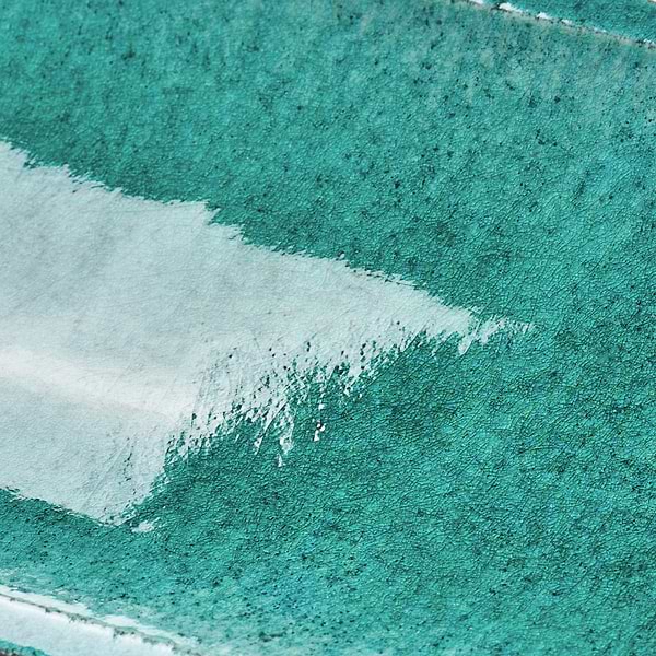 Bahari Fluted Aquamarine Blue 6x36 3D Glossy Lava Stone Tile