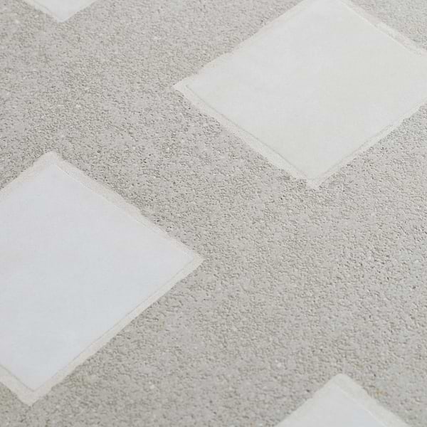 Tessira Fossil Gray Deco Semi-Polished Porcelain Tile 36x36