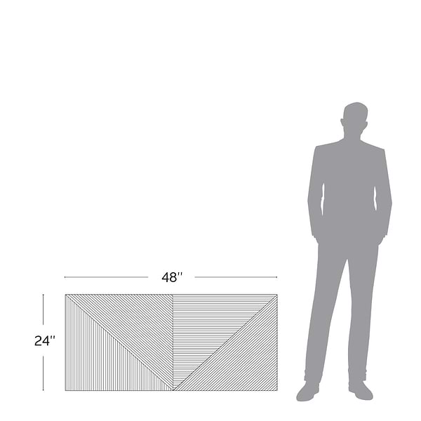 Lounge Gray 24x48 Ribbed Matte Fluted Porcelain Wood Look Tile