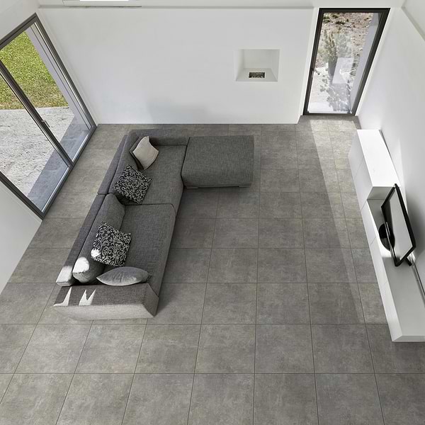 Evoque Greige 24x24; in Light Gray Porcelain; for Backsplash, Bathroom Floor, Bathroom Wall, Commercial Floor, Floor Tile, Kitchen Floor, Kitchen Wall, Outdoor Floor, Outdoor Wall, Shower Wall, Wall Tile; in Style Ideas Classic, Contemporary, Craftsman, Industrial, Modern, Rustic, Transitional
