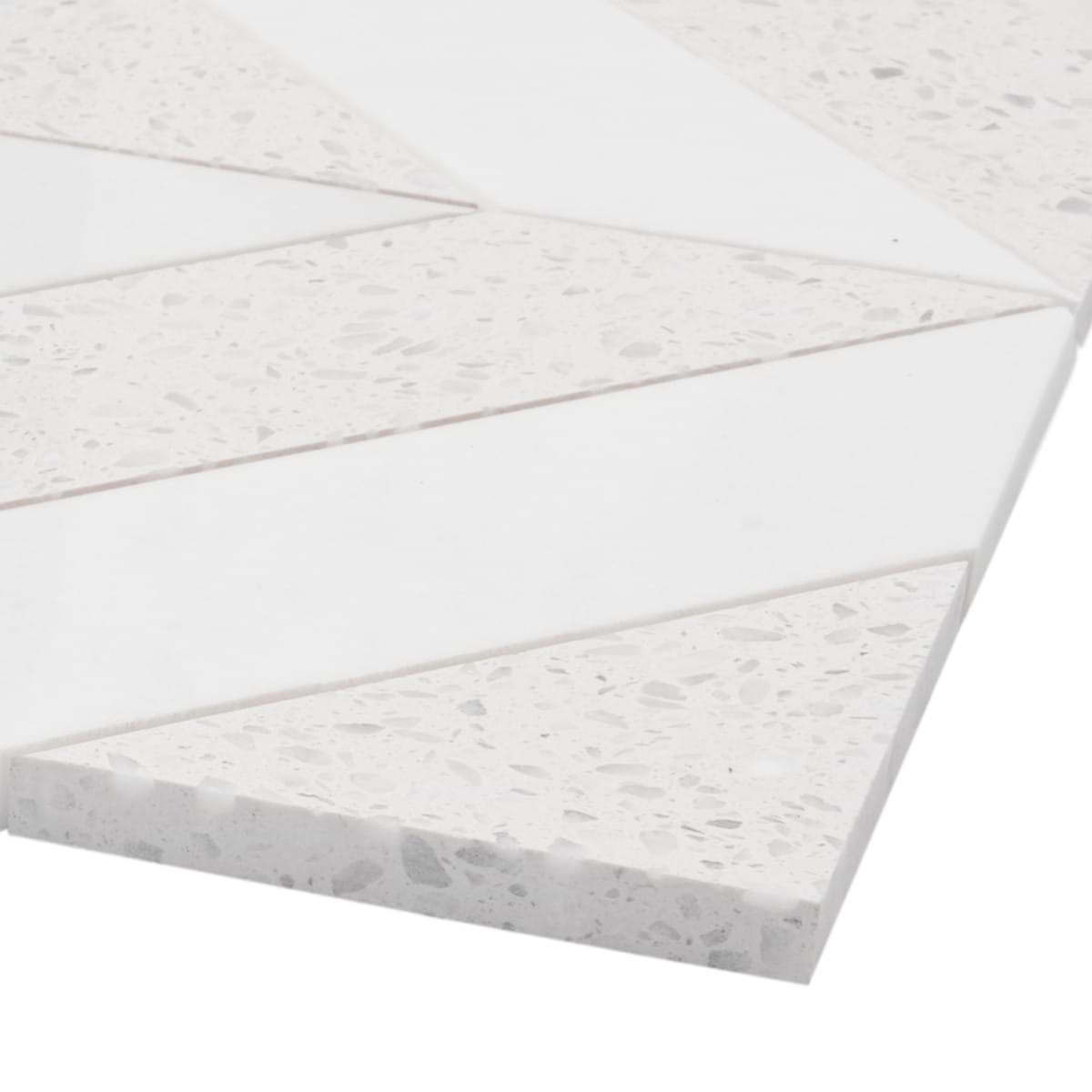 Shop Minna Diagonals Bianca Salt - Tibet White & Terrazzo