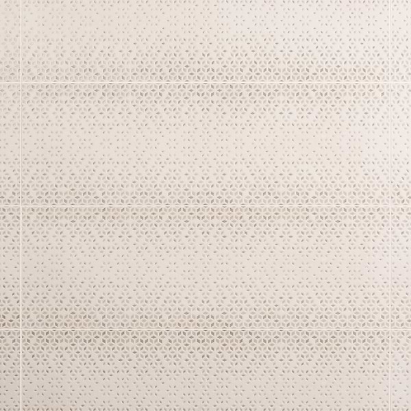 Kelani Flower Taupe 12x36 Textured Mixed Finish Matte Ceramic Tile
