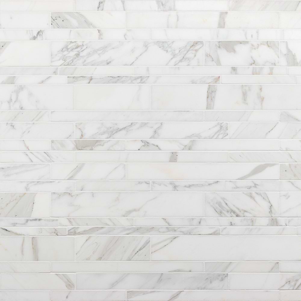 Calacatta Tuscany Polished Marble Mosaic Tile