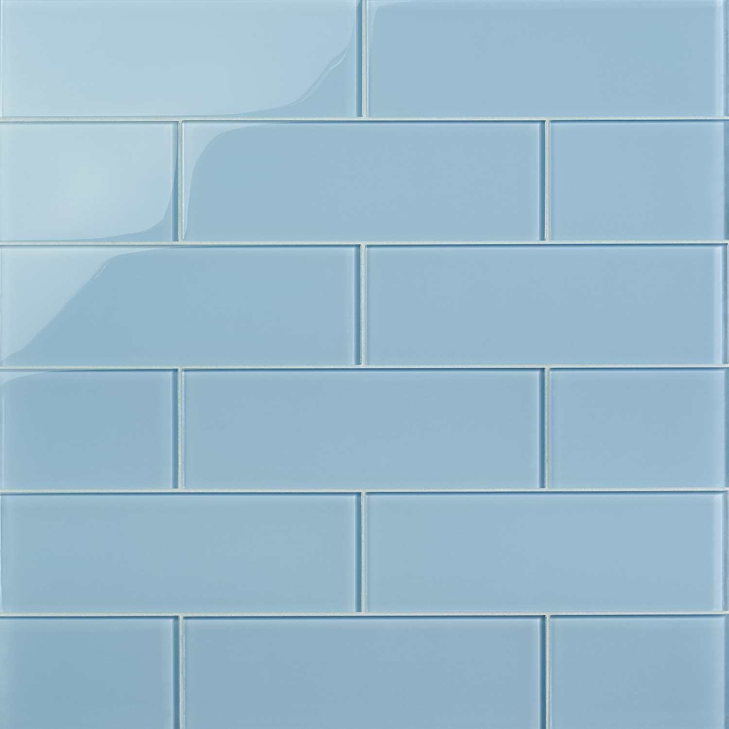 Crystal Blue-Gray 4x12 Polished  Glass
