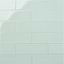 Crystal Seafoam Green 4x12 Polished  Glass