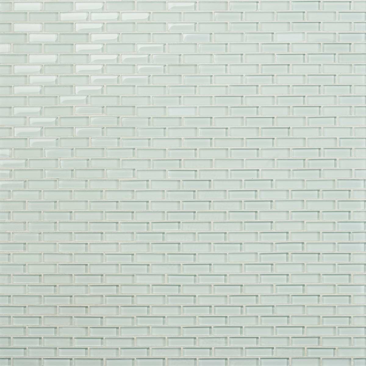 Crystal Seafoam Green 1/2x2 Brick 
