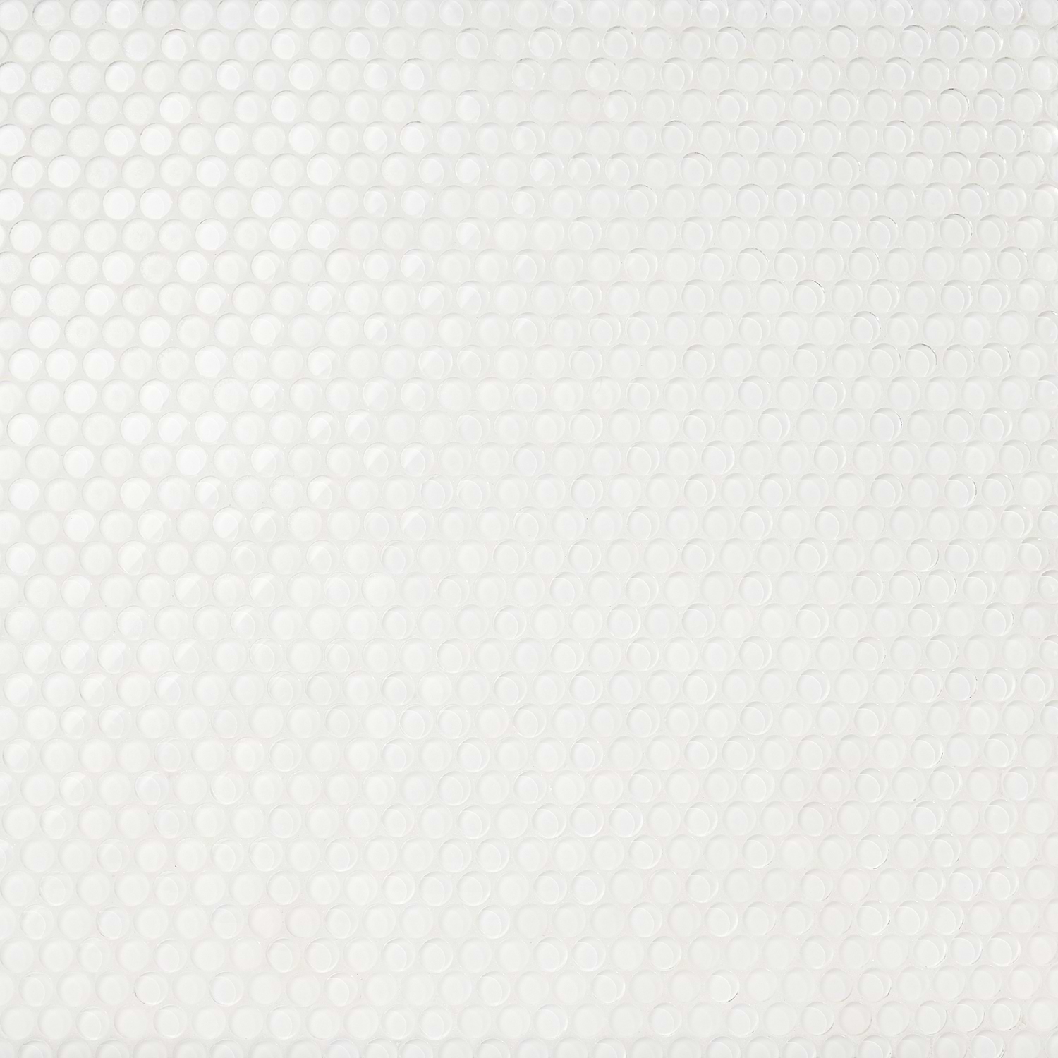 Crystal Super White Circles Mixed Finish Glass