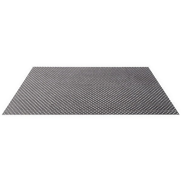 Simple 2.0 Rimmed Charcoal 1" Hexagon Polished Porcelain Mosaic