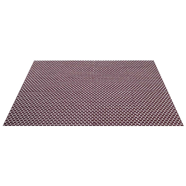 Simple 2.0 Rimmed Plum 1" Hexagon Polished Porcelain Mosaic