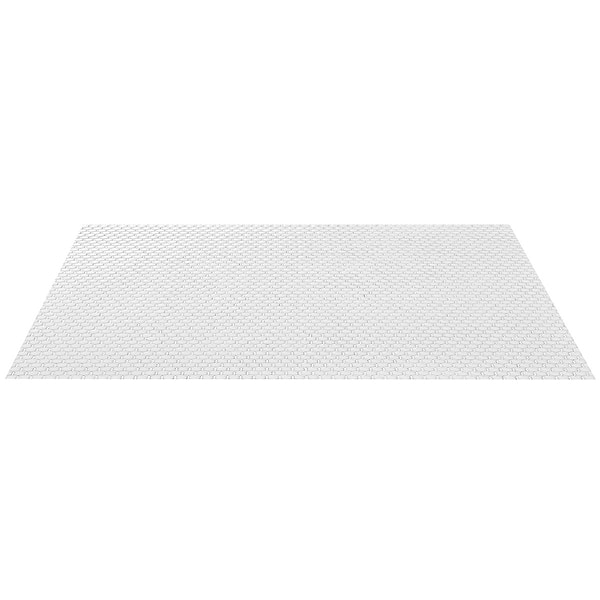 Simple 2.0 Rimmed Vintage White 1" Hexagon Polished Porcelain Mosaic
