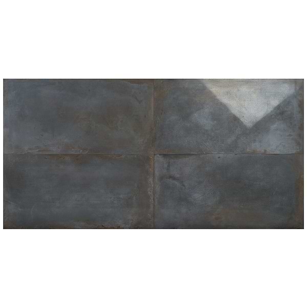 Angela Harris San Francisco Black 24x48 Semi-Polished Semi-Polished Porcelain