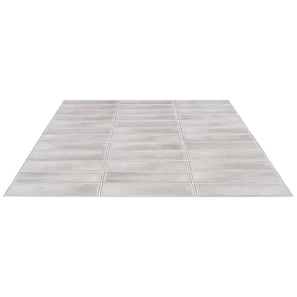 Stacy Garcia Artblock Grigio Gray 4x16 Matte Porcelain Tile