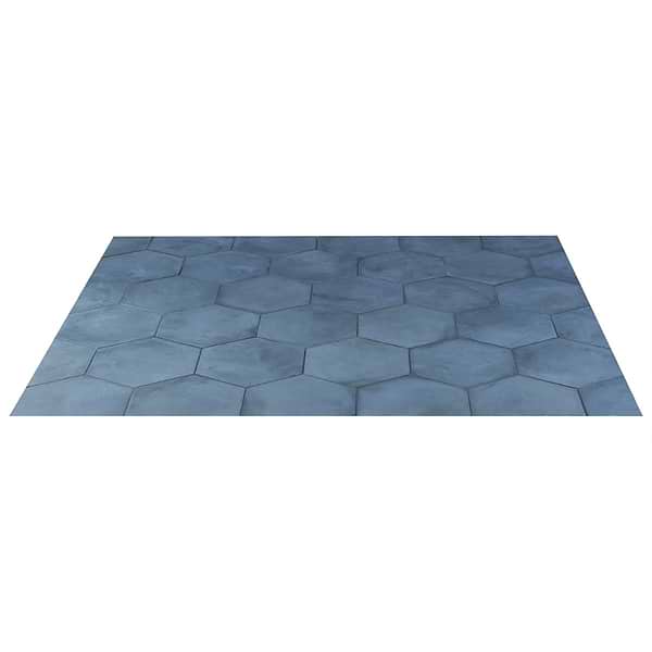 Banza Blue Ocean 8" Hexagon Matte Porcelain Tile