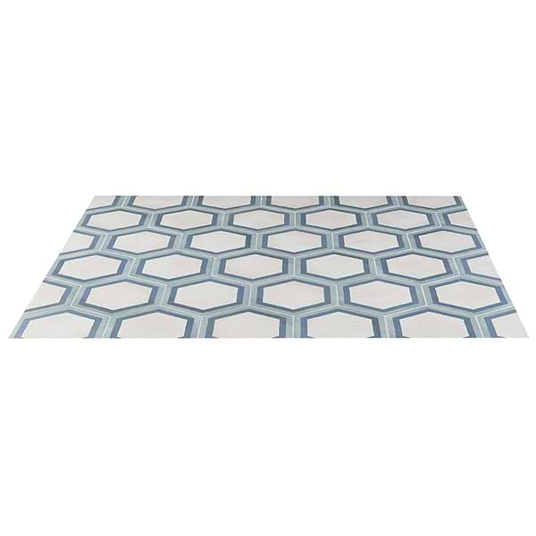Banza Deco Ocean Cielo 8" Hexagon Matte Porcelain Tile