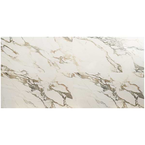 Lithe Calacatta Rustico 24x48 Polished Porcelain