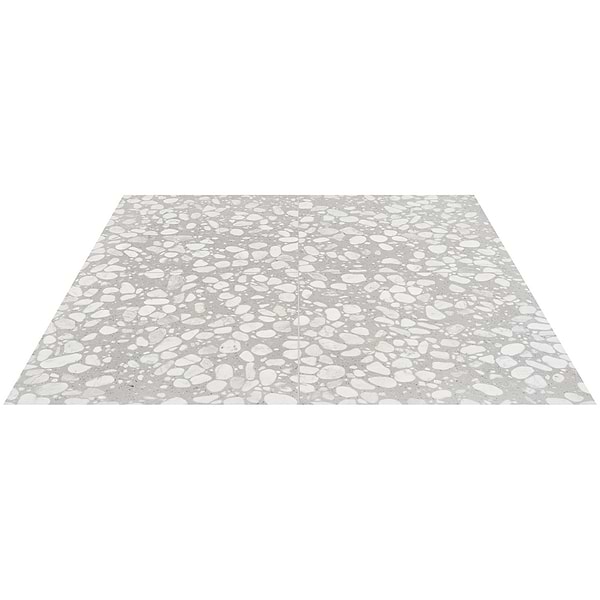 Italy Terrazzo Sacra Grigio Gray 24x24 Honed Terrazzo Tile