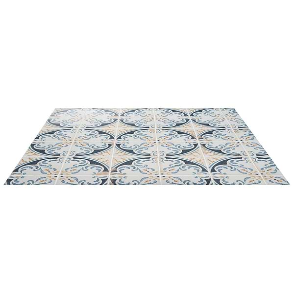 Fuego Lotus Multicolor 9x9 Matte Porcelain Tile