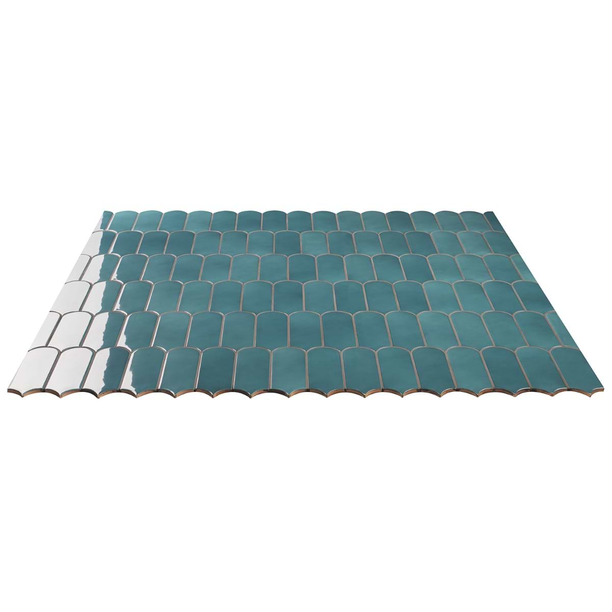 Shop Fan Turquoise Polished Mix 3x8 | SohoStudioCorp.com