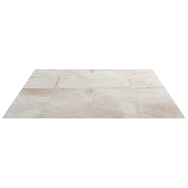 Caruso Olimpia White 12x24 Travertine Look Matte Porcelain Tile