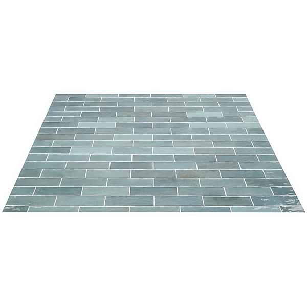 Serena Aqua Blue 3x8 Glossy Ceramic Subway Tile