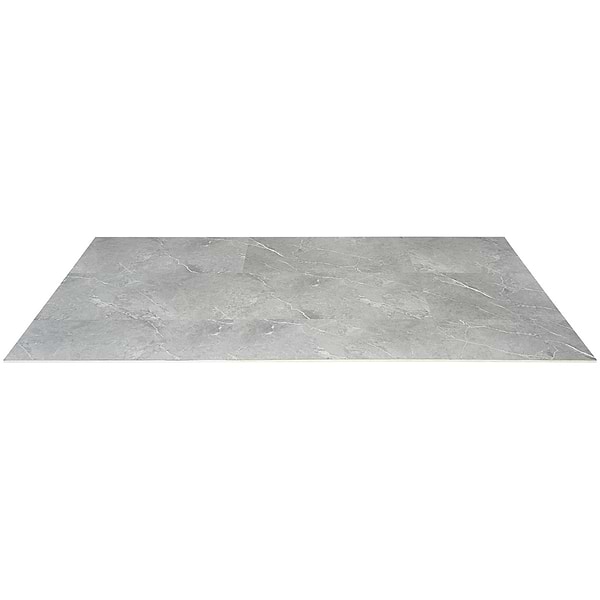 Minetta Chauny Marble Medium Gray 18x36 - 2.5mm/28mil Wear Layer - Glue Down Matte Luxury Vinyl