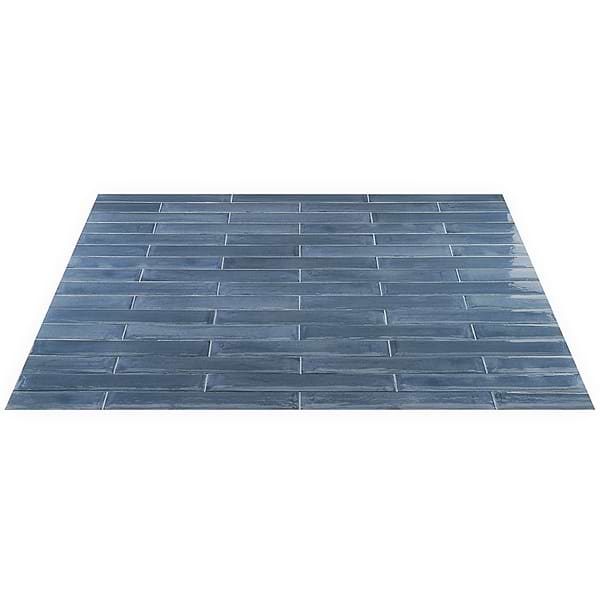 Frammenti Brick Blue Note 3x16 Polished Porcelain