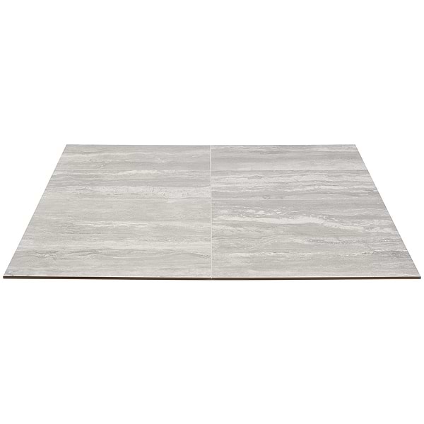 Everyday Travertine Silver 12x24 Matte Porcelain