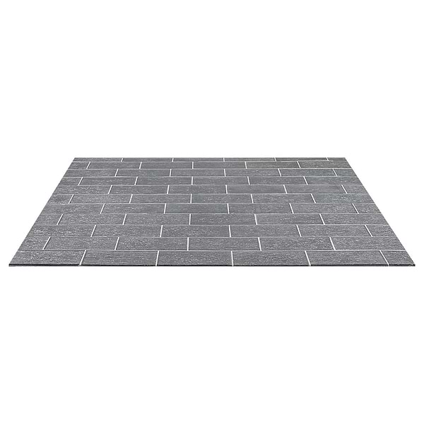 Embrace Black Silver 4x9 Polished Glass Tile