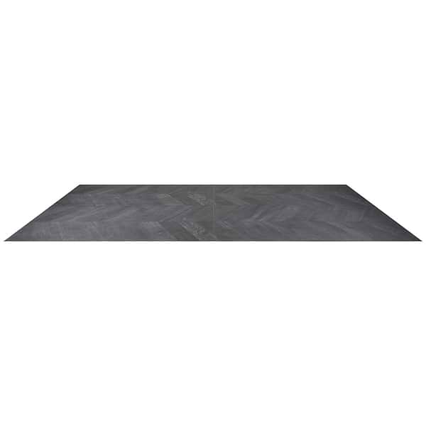 Elan Chevron Black 24x48 Wood Look Matte Porcelain Tile