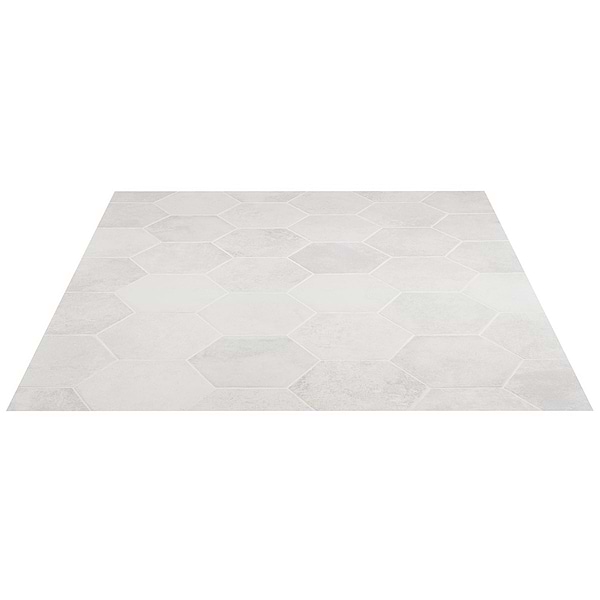 Pompeia Blanco White 8" Hexagon Matte Porcelain Tile