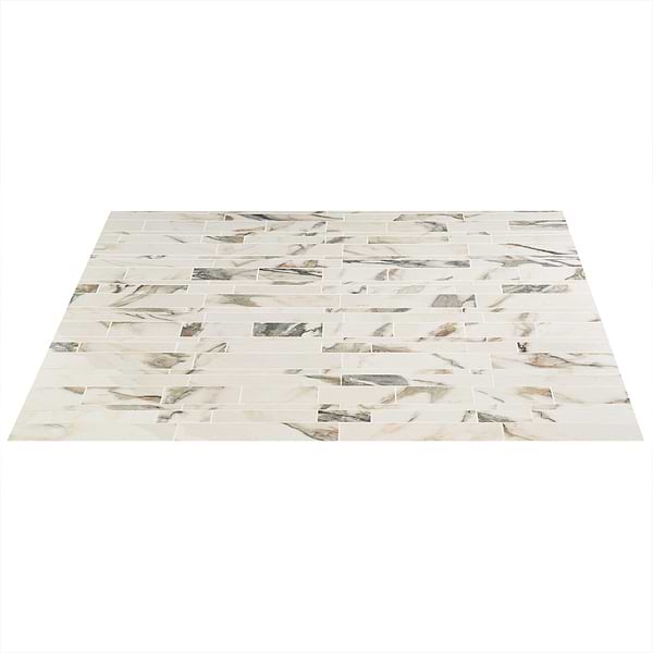 Lithe Calacatta Rustico Railroad Polished  Porcelain