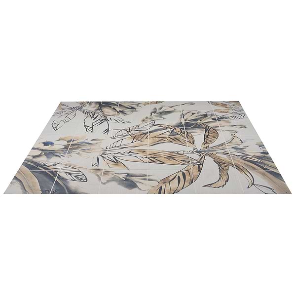 Angela Harris Florista Autumn Leaves Mural 8x8 Matte Porcelain