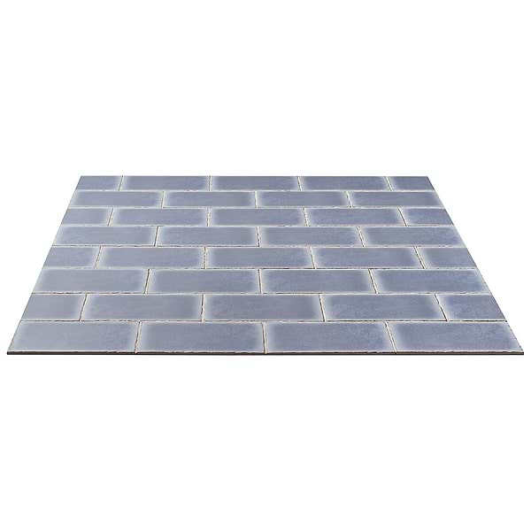 Baylight Blue 6"x12" Glossy Porcelain Subway Tile