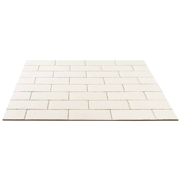 Baylight White 6"x12" Glossy Porcelain Subway Tile