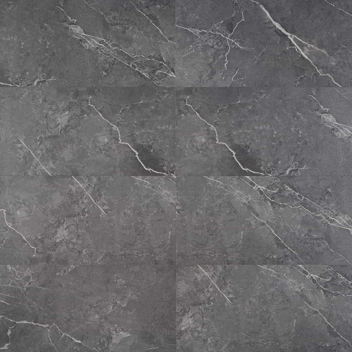 Crosby Chauny Marble Dark Gray 12x24 - 5.0mm/28mil Wear Layer - Rigid Click 