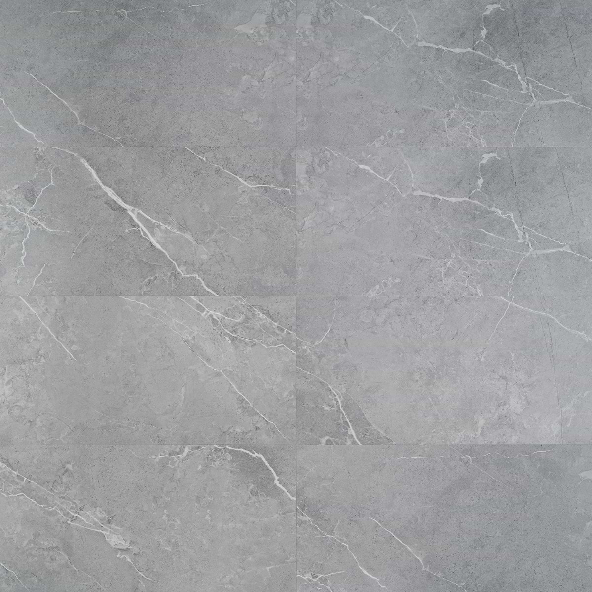 Crosby Chauny Marble Medium Gray 12x24 - 5.0mm/28mil Wear Layer -  Rigid Click 