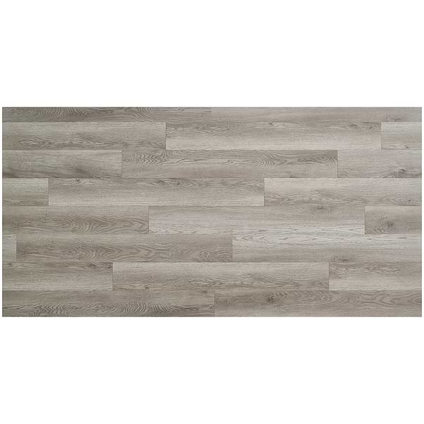 Mercer Aspen Pecan Chelsea Gray 6x48 - 2.0mm/6mil Wear Layer - Glue Down Matte Luxury Vinyl