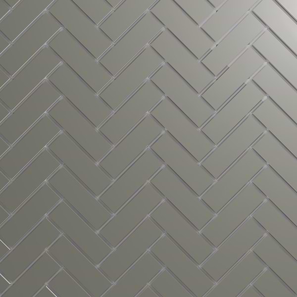 Mirror Dark Gray 4x12 Beveled; in Dark Gray Mirror Glass; for Backsplash, Bathroom Wall, Kitchen Wall, Shower Wall, Wall Tile; in Style Ideas Art Deco, Industrial