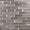 NewBev Bricks Sepia Gray 2x6 3D Mixed Finish Glass Subway Tile