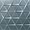 NewBev Triangles Slate Blue 6" 3D Glass Tile