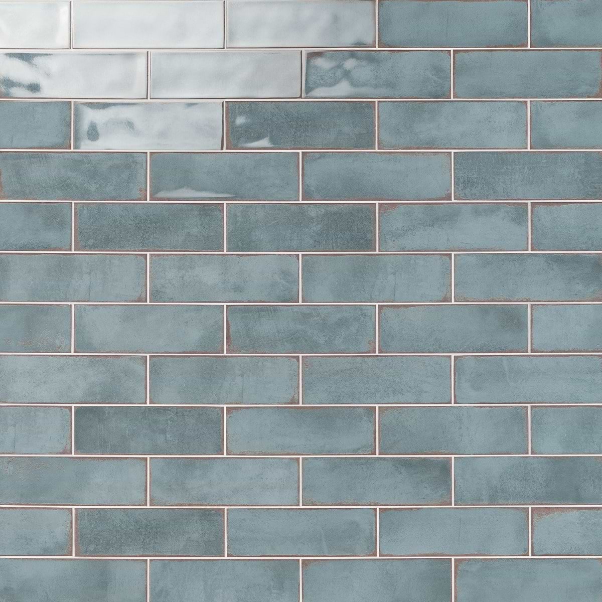 Bernalillo Blue 4x12 Polished Ceramic Subway Wall Tile